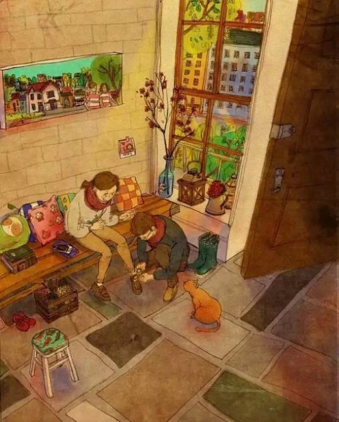 Художник «Puuung» рисует очень милые и теплые иллюстрации, в которых воплощает простые, но очень ... - 18