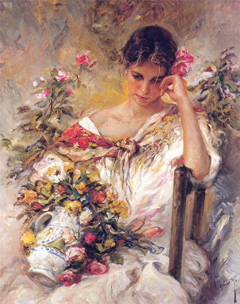Любимая женщина. Jose Royo.Jose Royo родился в 1945 в Валенсии, Испания. Когда Royo исполнилось 14 ... - 5