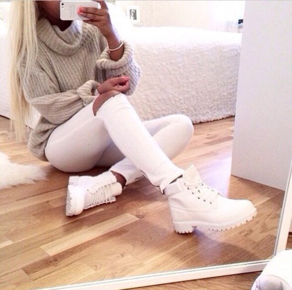  ""  Timberlands. !