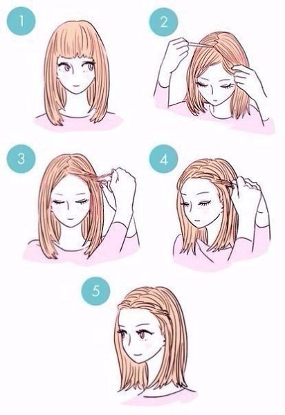 Быстрые прически на каждый день: Сохрани себе на стену - 4