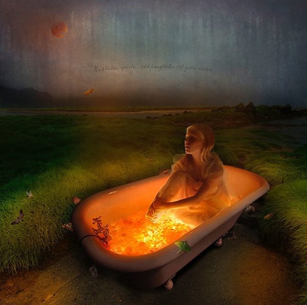 Фотоманипуляции, серия “To The Edge“.Фотограф Tom Chambers - 2