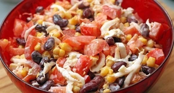 ОЧЕНЬ ВКУСНЫЙ САЛАТ.Ингредиенты:- Китайский салат (китайская капуста) 100 г- Помидоры красные 200 г- ... - 6