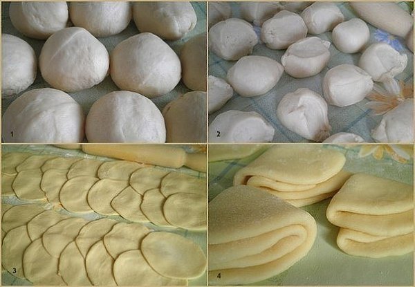Вкусные ароматные булочки.ИНГРЕДИЕНТЫ:600 гр муки250 гр молока5 гр. сухих или 20 гр свежих пекарных ... - 6