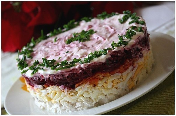 Слоеный салат