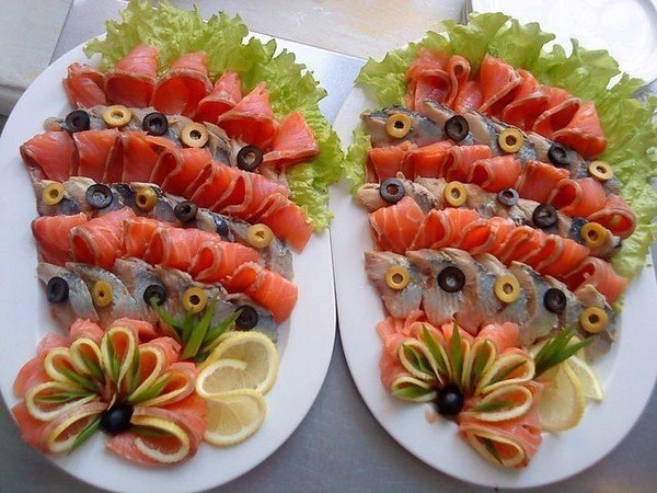 Идеи оформления мясной нарезки на праздничный стол - 2