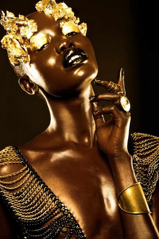 Golden Goddess.model: Mari Agory photographer: Lindsay Adler stylist: LSC make-up: Griselle ... - 3