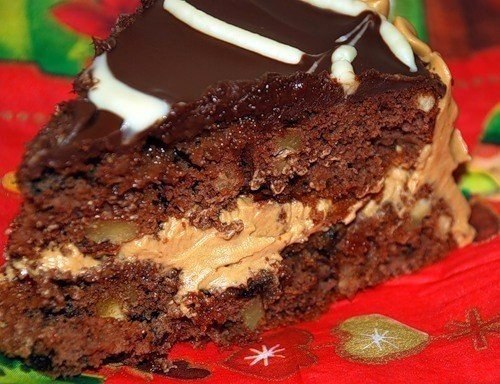 Торт "Каро" Сразу хочу написать, что торт потрясающе вкусный. Я не очень люблю этот вид ...