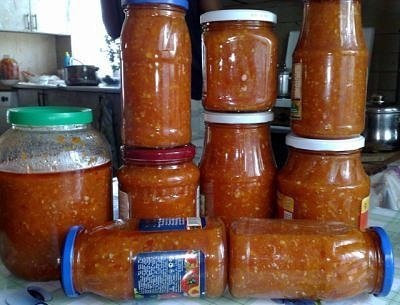 12 лучших рецептов домашних приправ. Острая приправа из баклажанов. Потребуется: •4 кг баклажанов; ...