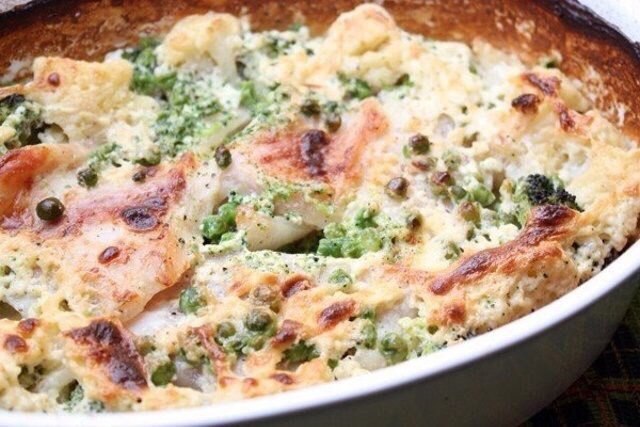 Тушенная в сливках курица с брокколи и морковью.Ингредиенты:Куриное филе — 300 гМорковь — 120 ...
