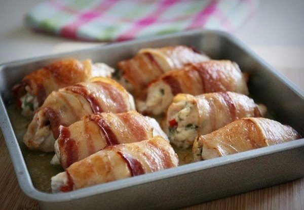 Куриные рулетики в беконе.К вам не ходят в гости, потому что вы невкусно готовите? Куриные рулетики ... - 8