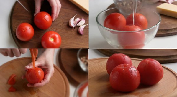 Слоеный салат с сыром и баклажанами