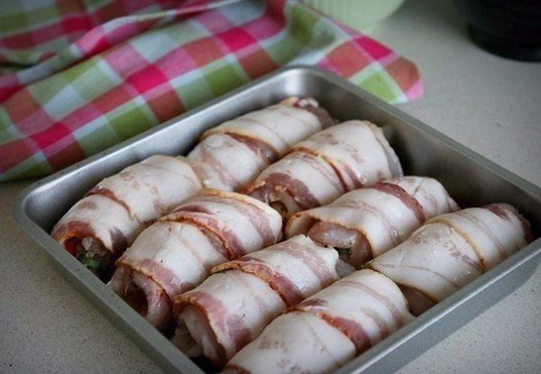 Куриные рулетики в беконе.К вам не ходят в гости, потому что вы невкусно готовите? Куриные рулетики ... - 7