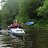 Kayaking.River Gauja, Latvia.