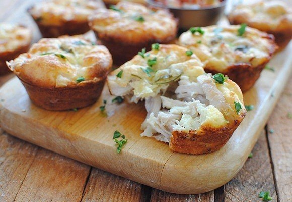 Куриные маффины.Всего 4 ингредиента!Питательный ужин целых 16 г белка! На 100 гр - 91 ккал белки - ... - 8