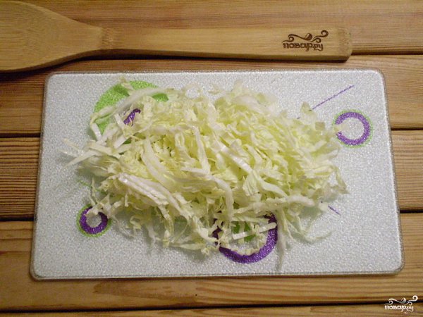 Салат с крабовыми палочками и кукурузой.Время приготовления: 10 минЛюбимый салат с крабовыми ... - 4
