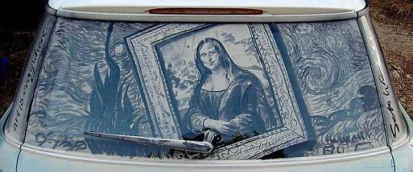 Пыльные рисунки. Сколько же талантливых людей в мире! Одним из этих людей является известный ...