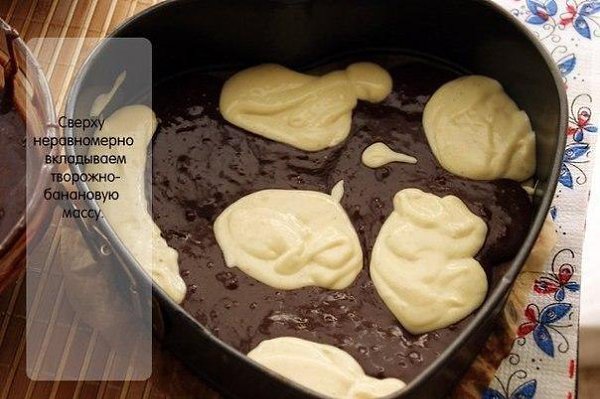 Шоколадно-банановый торт "Сюрреалист". Ингредиенты: Шоколадный слой: 250 гр темного ... - 4