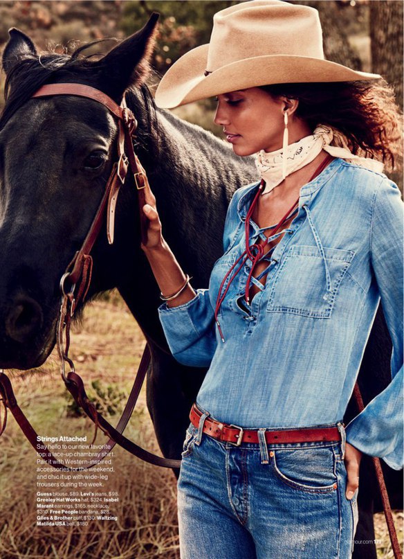 Cora Emmanuel for Glamour US by Victor Demarchelier