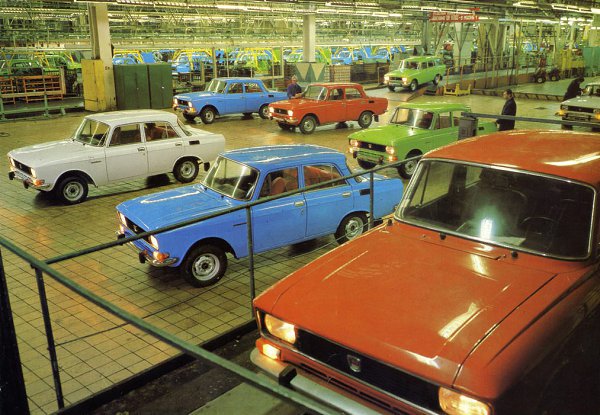 Первые метры долгого пути. Автозавод Москвич, 1979 год