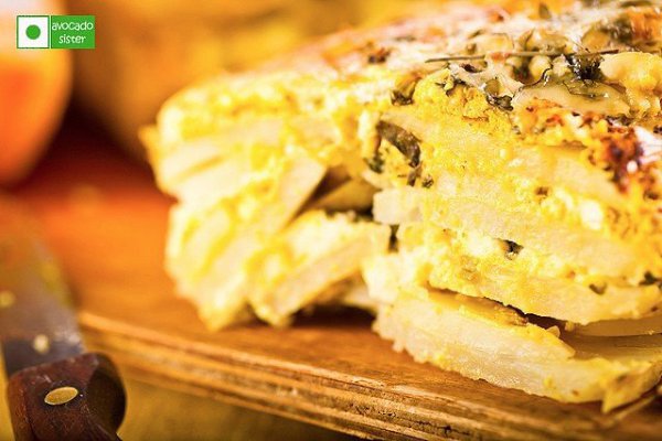 Картофель, запеченный с сыром и зеленью.Ингредиенты:8-10 шт. картошки среднего размера250 гр. ... - 9