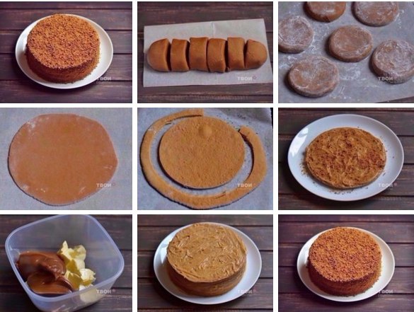Вкусный и многим полюбившийся торт "Рыжик" Ингредиенты: - Мука 500-550 г - Сахар 200 г - ...