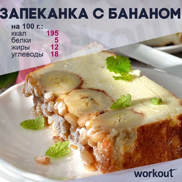 Творожно-фруктовая запеканка.Очень легкая и нежная запеканка без муки, для отличного начала ...