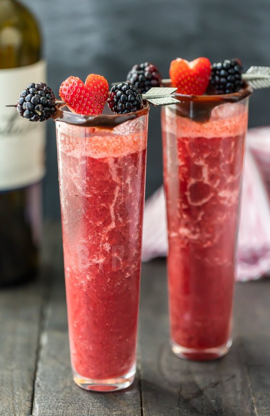Ingredient Chocolate Covered Strawberry Wine Smoothie