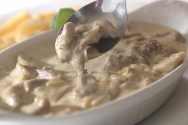 Нежнейшее мясо со сметанкой. Блюдо получается наивкуснейшим! ТУШЕНОЕ МЯСО В СМЕТАНЕ ...