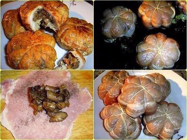 МЯСНЫЕ КОЛОБКИ С НАЧИНКОЙ.Это блюдо приятно разнообразит праздничный ужин, удивит гостей и ...