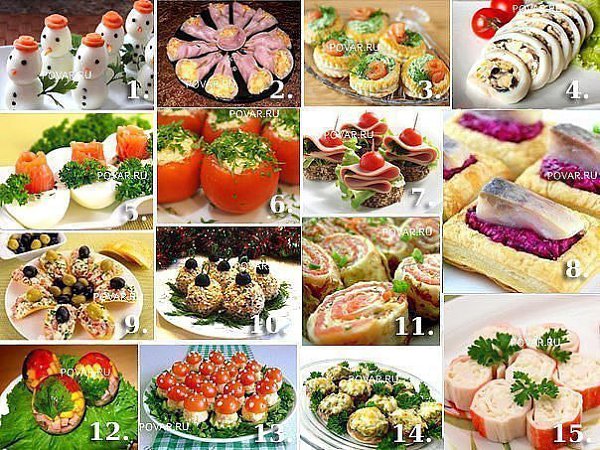 15 ЛУЧШИХ ЗАКУСОК НА НОВОГОДНИЙ СТОЛ. 1. НОВОГОДНЯЯ ЗАКУСКА ИЗ ЯИЦ «СНЕГОВИК»Вам потребуется:6 ...