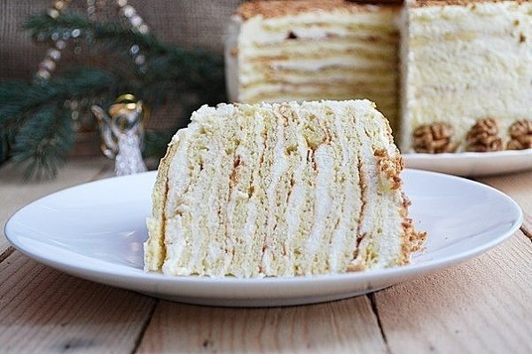 Творожный торт. Этот нежный и очень вкусный домашний торт всегда на моем праздничном столе. Вам ... - 10