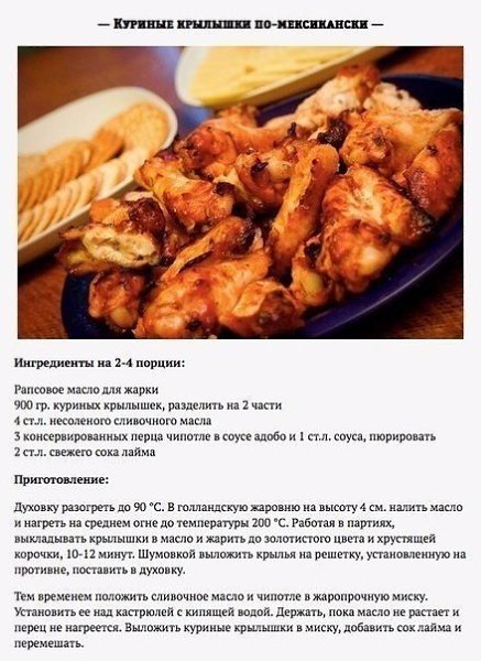 Самые вкусные крылышки разных кухонь мира - 4