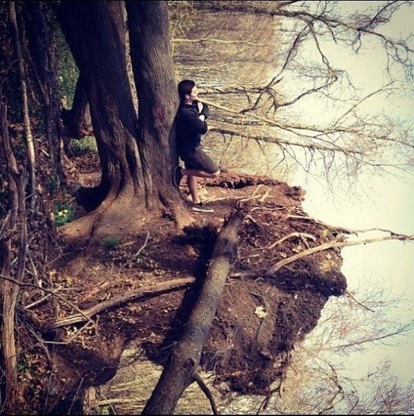 Фотография, на которой нет озера. Кто понял в чем хитрость - лайк!
