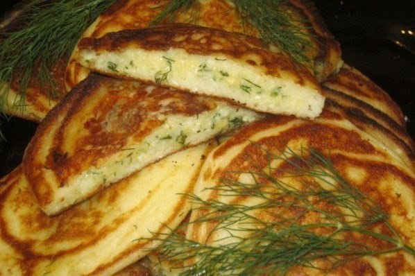 Пышные сочные оладьи в стиле хачапури! Нежный солоноватый вкус и румяная корочка! Объедение! ОЛАДЬИ ...