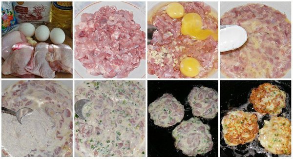 Куриные котлетки по-французски.Они настолько вкусные,нежные и сочные,что просто тают во рту.А если ... - 2