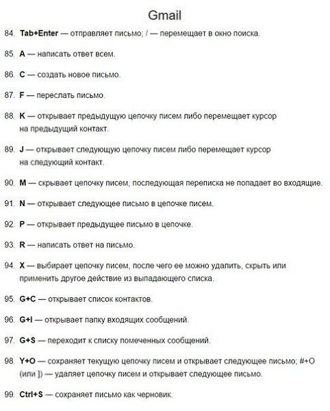 120 горячих клавиш, облегчающих работу за компьютером. Забирайте на стену и пользуйтесь. - 7