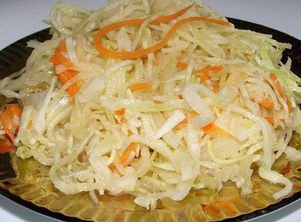РЕЦЕПТ КВАШЕНОЙ КАПУСТЫ В БАНКЕ. Поедается моментально Мой рецепт моментальной квашеной капусты в ...
