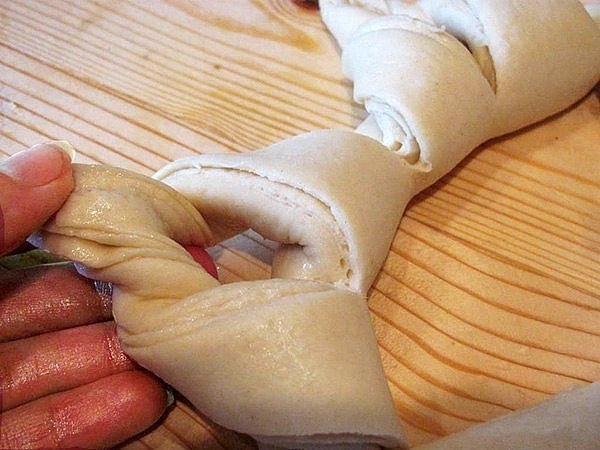 Эффектное крашение пирога «Цветок для любимых». Порадуй своих близких - 5