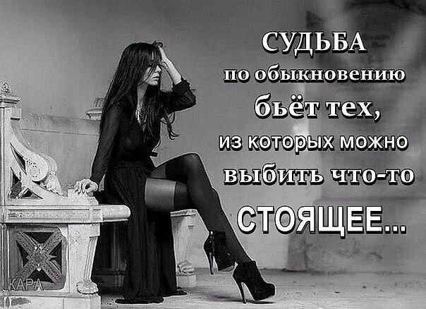 От себя не убежишь, как не пытайся. От тюрьмы и от сумы не зарекайся. Наши встречи и потери не ...