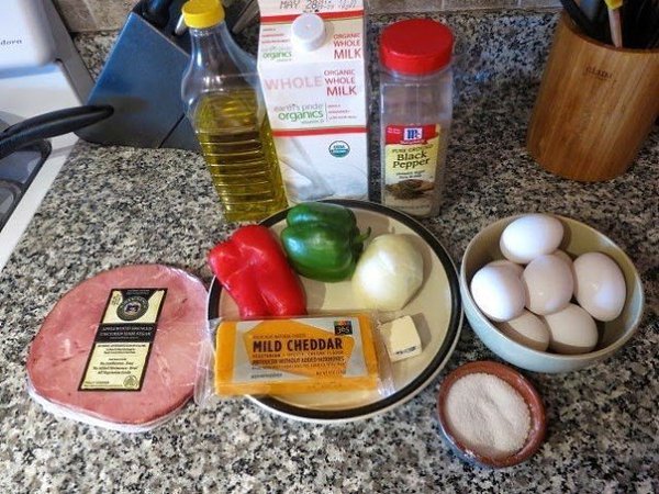Омлет по-денверски, запеченный в духовке. Омлет по-денверски - довольно популярный вид омлета. Это ... - 2