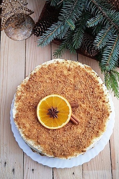 Творожный торт. Этот нежный и очень вкусный домашний торт всегда на моем праздничном столе. Вам ... - 9