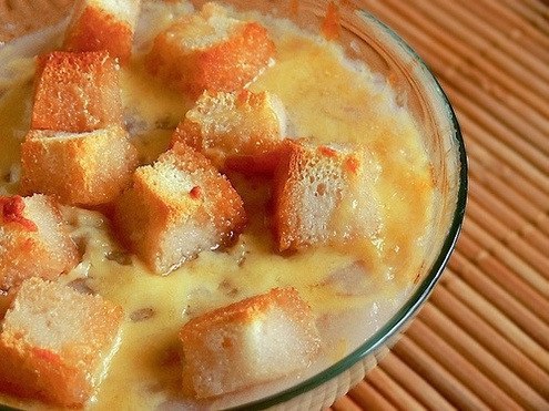 Суп-пюре из цветной капусты с пармезаном.на 100грамм - 109.17 ккалБ/Ж/У - 7.52/6.68/5.35 ...