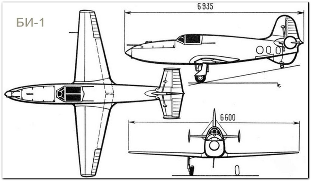 Первый би. Схема самолета би-1. Самолет би-1 чертежи. Би 1 чертежи. Самолет би перехватчик.