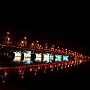 Chernyavsky Bridge at night.   