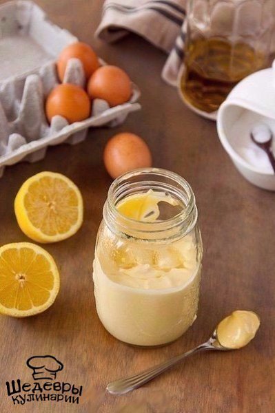 ДОМАШНИЙ ВКУСНЕЙШИЙ МАЙОНЕЗ.Намного полезнее чем магазинный :)ИНГРЕДИЕНТЫ: 2 яйца 3 столовых ложки ... - 5
