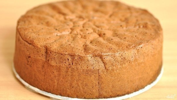 Бисквит.Ингредиенты:Яйца куриные — 4 шт.Сахар — 150 гМука — 150 гРазрыхлитель теста — 1 ч. ...