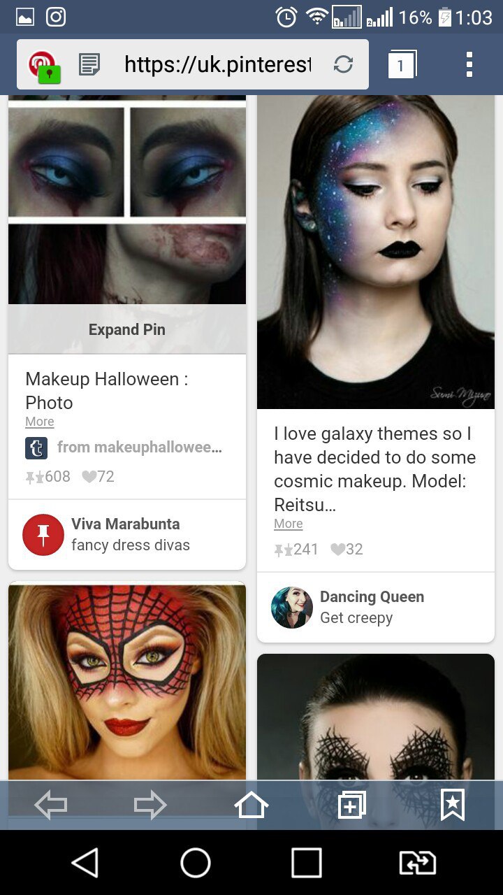  7D Make up HALLOWEEN  1500 - 7