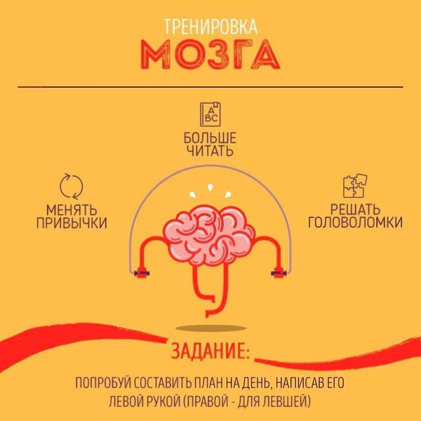 Простые и полезные советы, которые помогут развить свой мозг: - 2