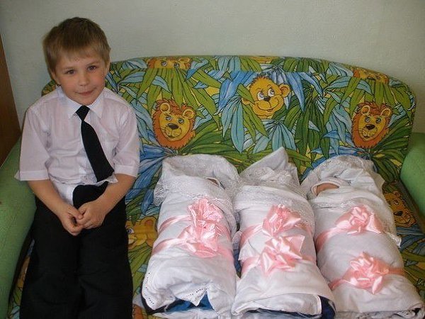 Долго просил себе сестрёнку... Получил!)))