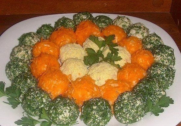 Рыбный салат в шариках.Надоело все обычное? Приготовьте необычное!!! Рыбный салат в шариках – это ...